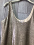 Lavender Brown Top Size Small Sequined
